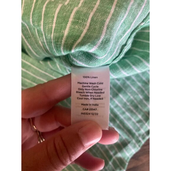 Talbots Linen Boyfriend Top‎ - Picture 3 of 3